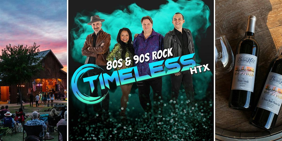 Best 80s and 90s Rock covered by Timeless HTX / Texas wine / Anna, TX, 16 August | Event in Anna | AllEvents