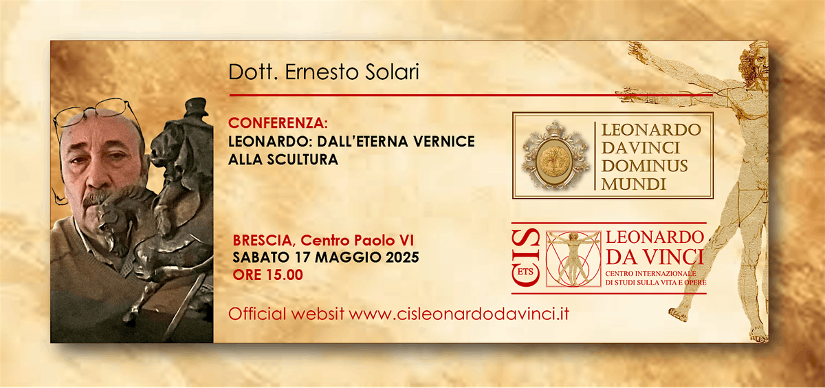 Leonardo: dall'eterna vernice alla scultura, 17 May | Event in Brescia | AllEvents