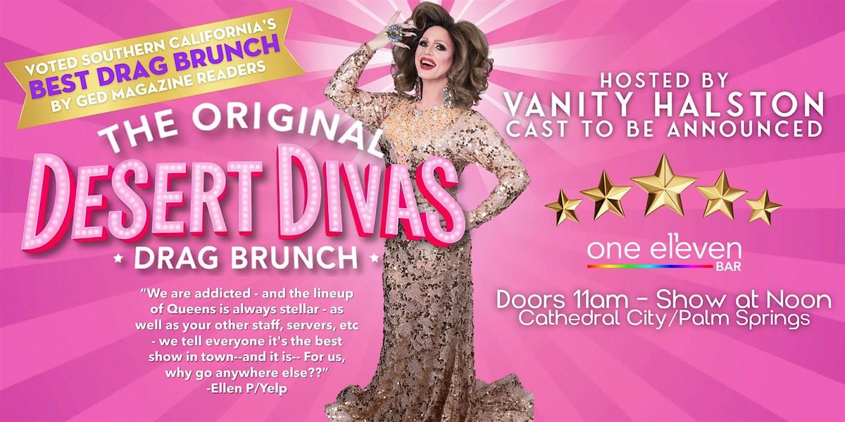 Desert Divas Drag Brunch with Vanity Halston - November 2nd, 2 November | Event in Cathedral City | AllEvents