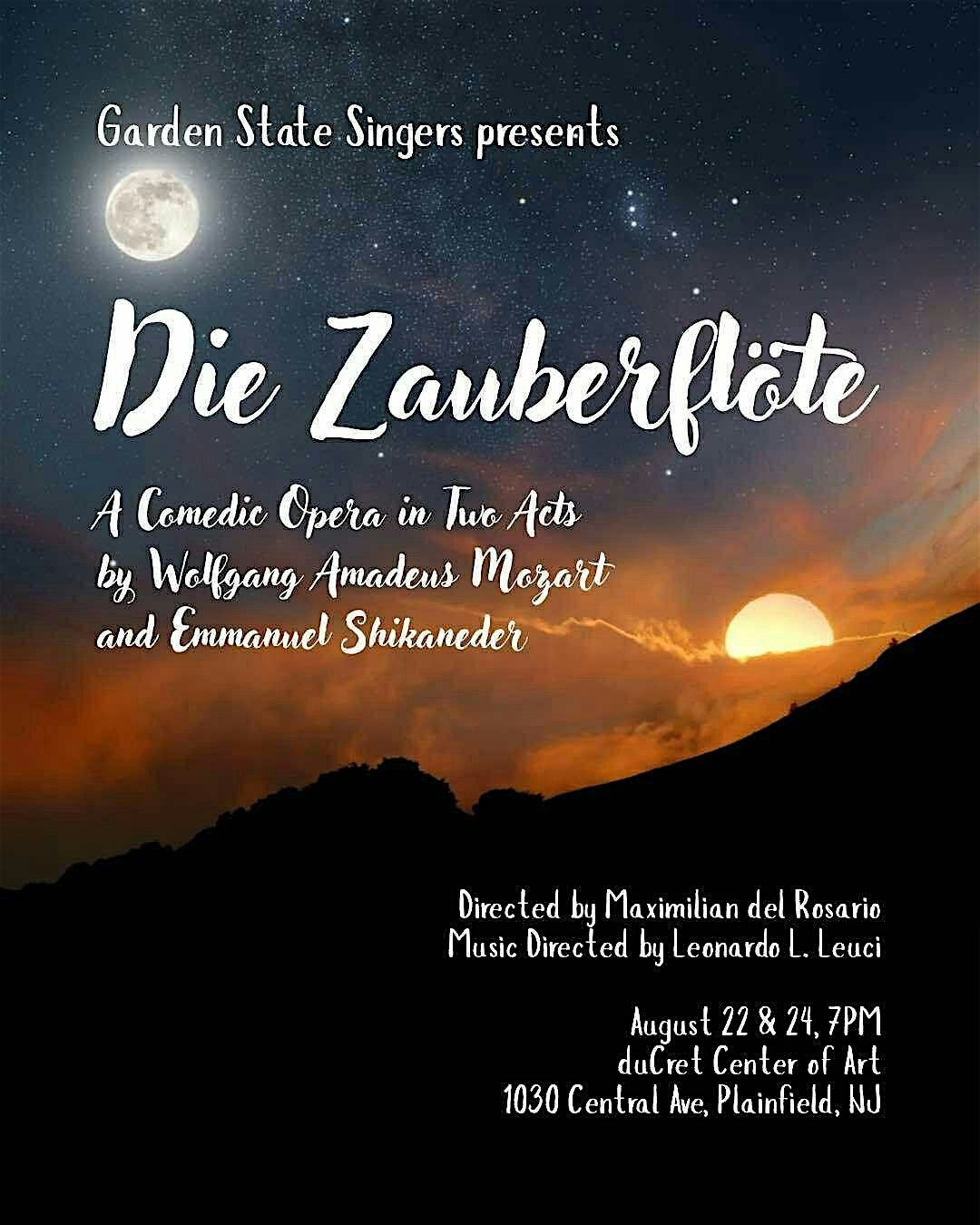 Copy of Die Zauberflöte (The Magic Flute), 24 August | Event in Plainfield | AllEvents