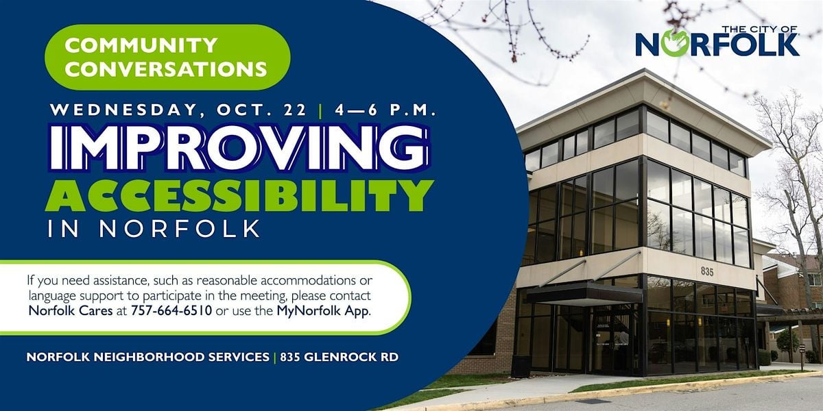 Community Conversation: Improving Accessibility in Norfolk, 22 October | Event in Norfolk | AllEvents
