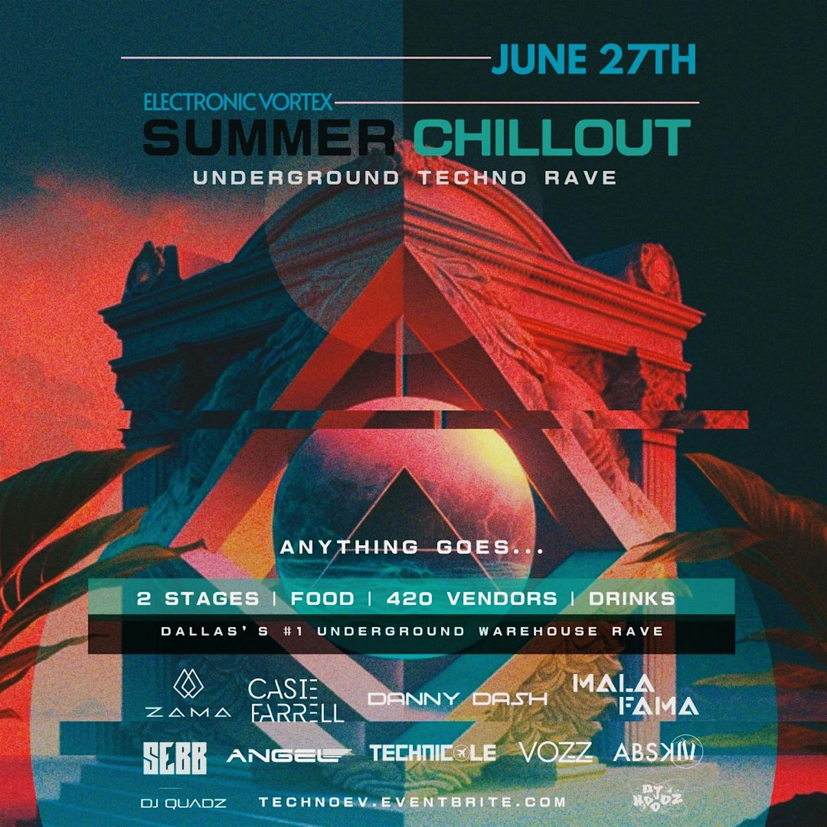 Electronic Vortex Summer Rave, 27 June | Event in Dallas | AllEvents