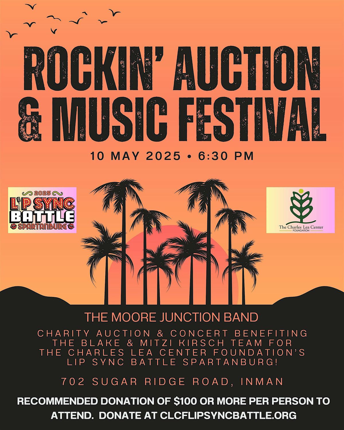 ROCKIN' AUCTION & MUSIC FESTIVAL | Event in Inman | AllEvents