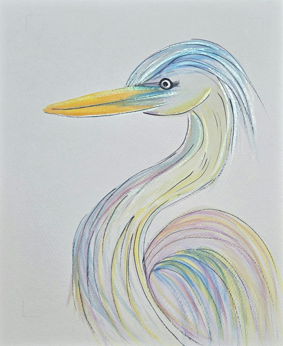 Watercolor Egret Class, 4 June | Event in Port Orange | AllEvents