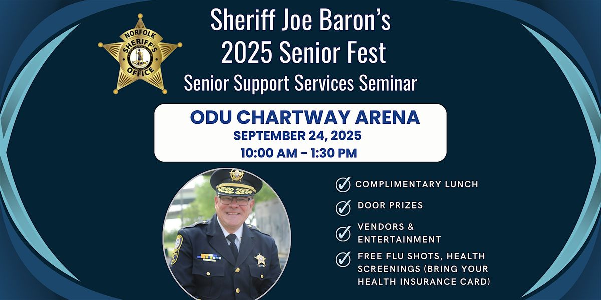 Sheriff Joe Baron's 2025 Senior Fest, 24 September | Event in Norfolk | AllEvents