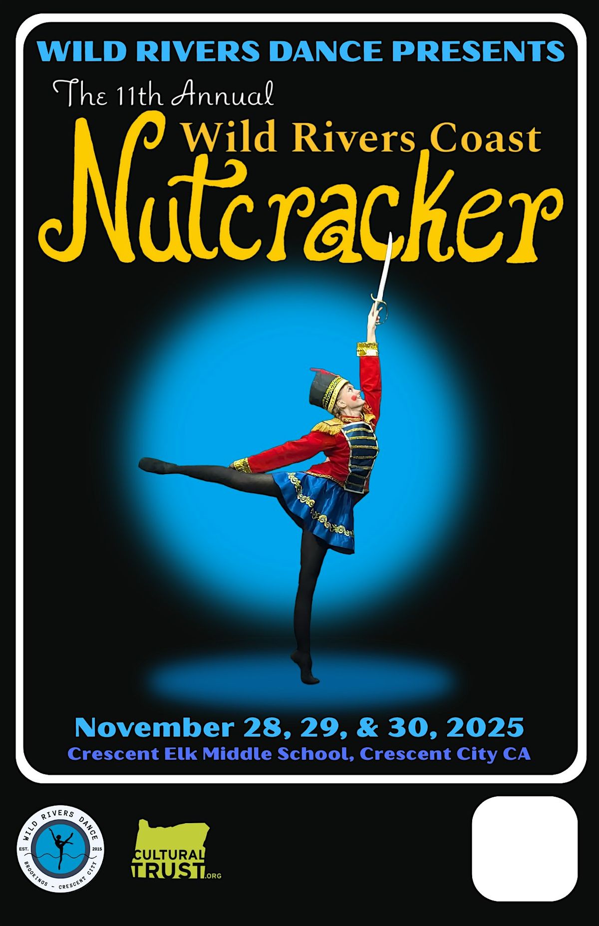 11th Annual Wild Rivers Coast Nutcracker Ballet, 28 November | Event in Crescent City | AllEvents