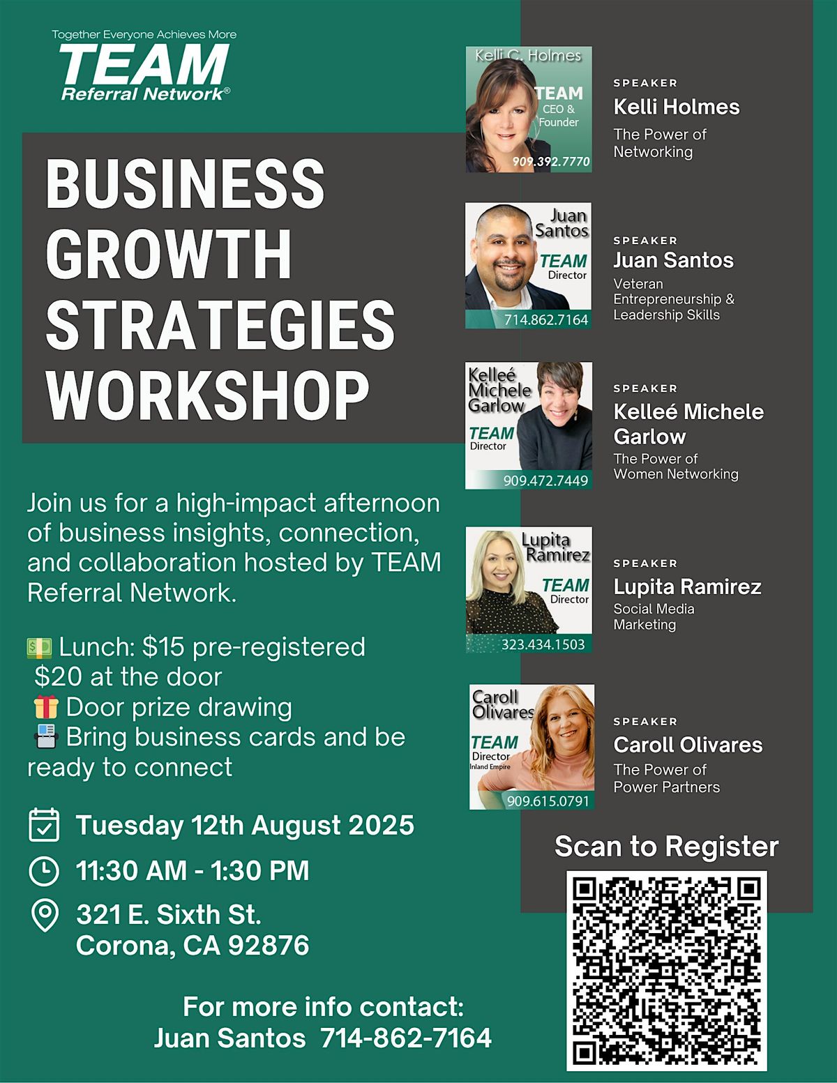 Business Growth Strategies Workshop, 12 August | Event in Corona | AllEvents