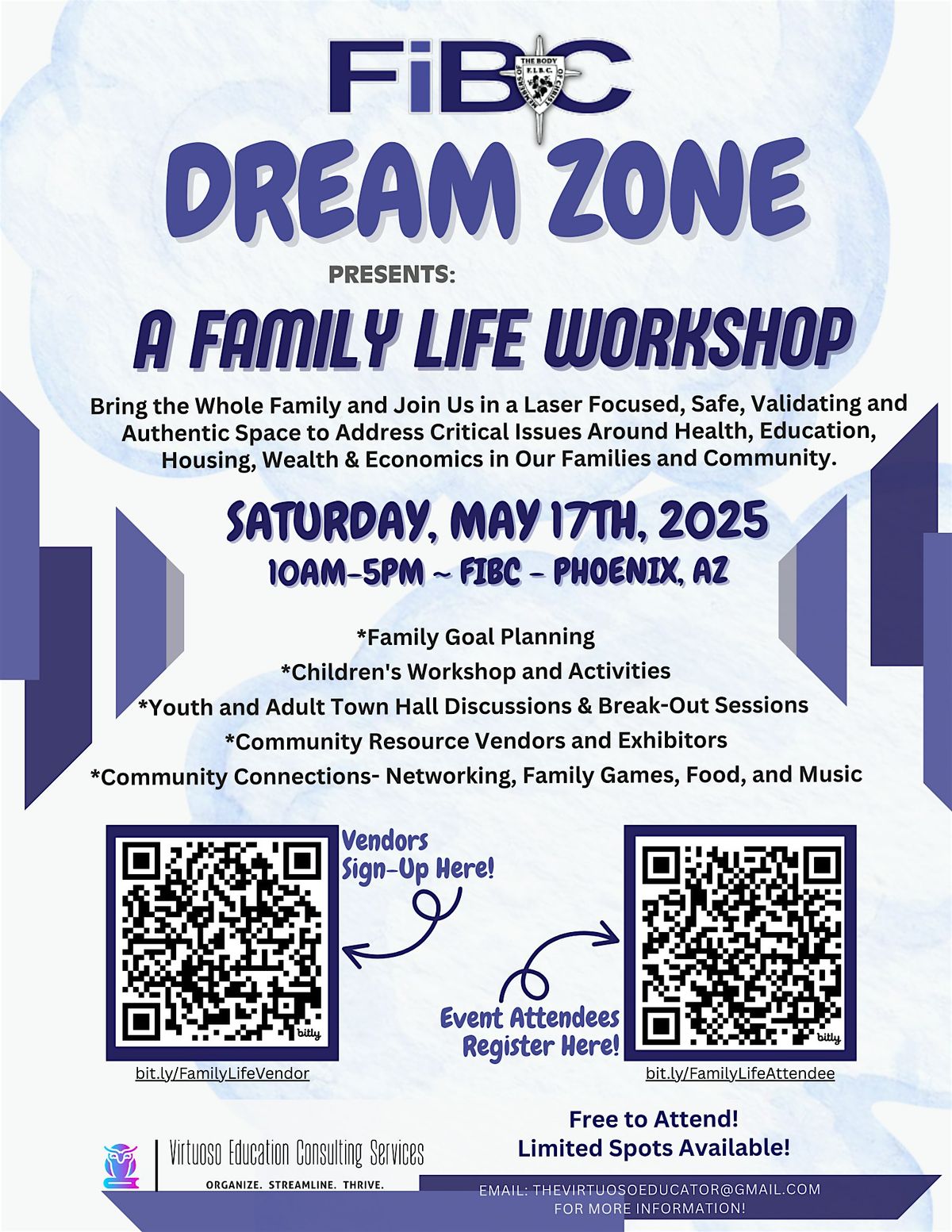 Dream Zone Presents: A Family Life Workshop, 17 May | Event in Phoenix | AllEvents