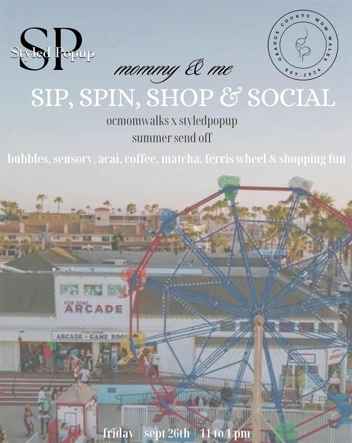 sip, spin, shop & social, 26 September | Event in Newport Beach | AllEvents