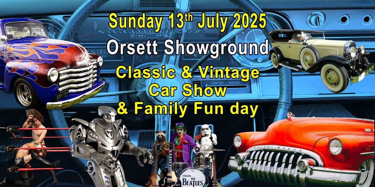 Orsett Classic Car & Family Festival 2025, 13 July | Event in Orsett | AllEvents