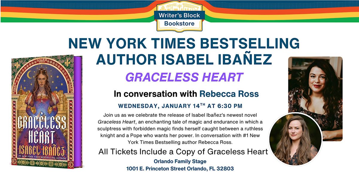 Isabel Ibanez in Conversation with Rebecca Ross, 14 January | Event in Orlando | AllEvents