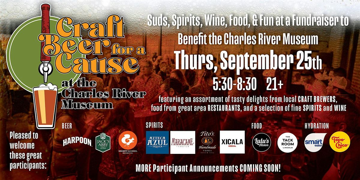 CRAFT BEER for a CAUSE 2025, 25 September | Event in Waltham | AllEvents