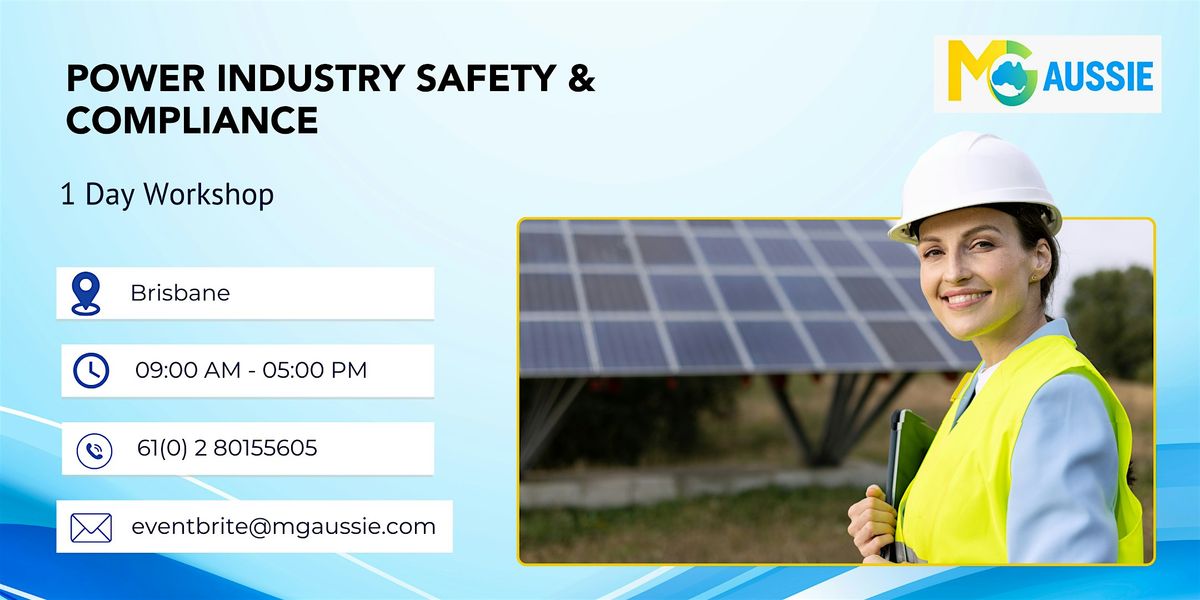 Power Industry Safety & Compliance – 1 Day Workshop in Brisbane | Event in Fortitude Valley | AllEvents