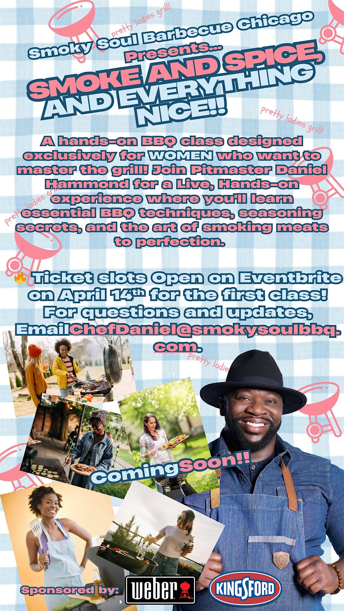 Smoke, and Spice, and Everything, Nice:  A BBQ class for the Ladies, 7 June | Event in Chicago | AllEvents