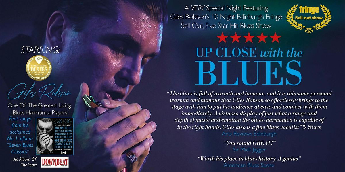 Up Close With The Blues At McChuills, Glasgow, 18 November | Event in Glasgow | AllEvents