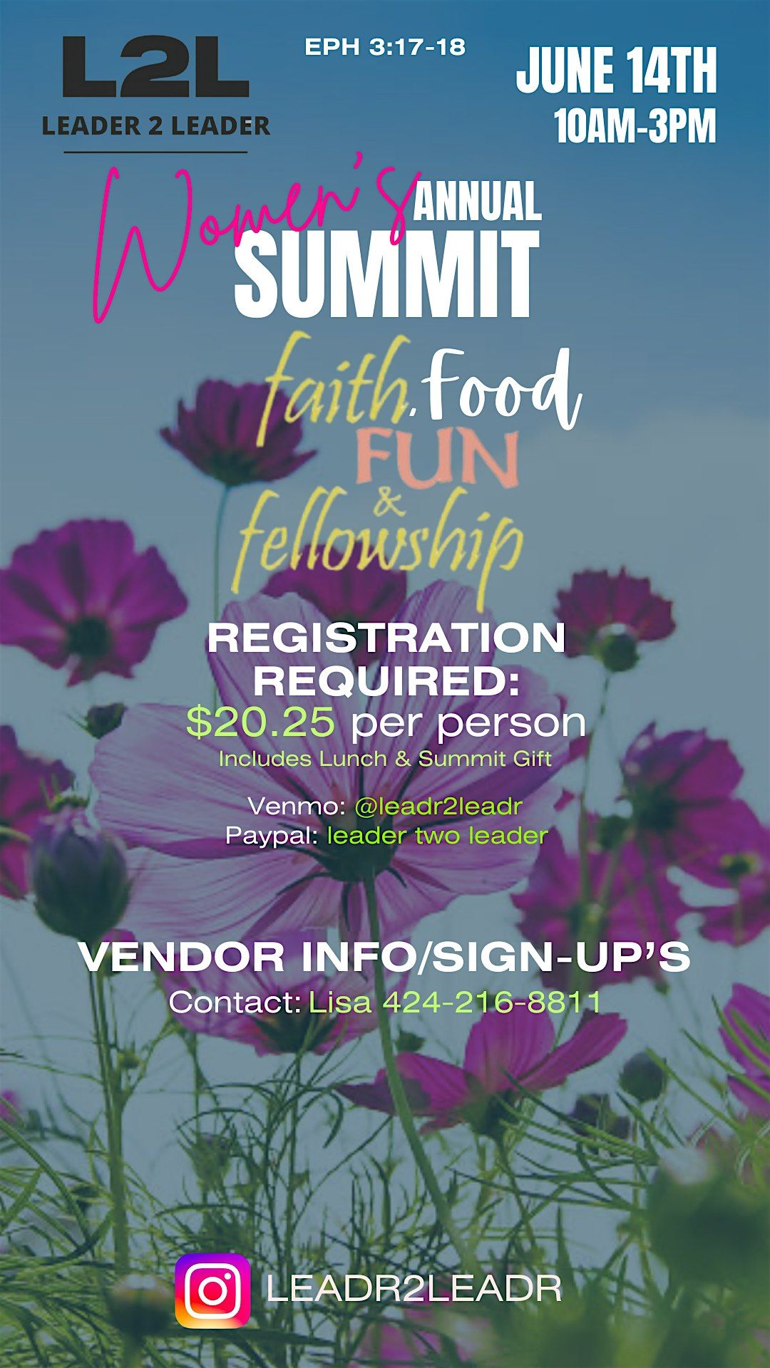 Leader 2 Leader: 1st Annual Women’s Summit, 14 June | Event in Long Beach | AllEvents