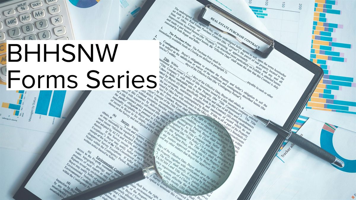 Mastering Forms WA State Real Estate Forms P&S forms, 15 July | Event in Federal Way | AllEvents