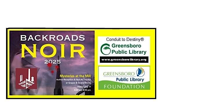 Noir at the Bar: The Backroads Noir Gathering, 11 July | Event in Greensboro | AllEvents