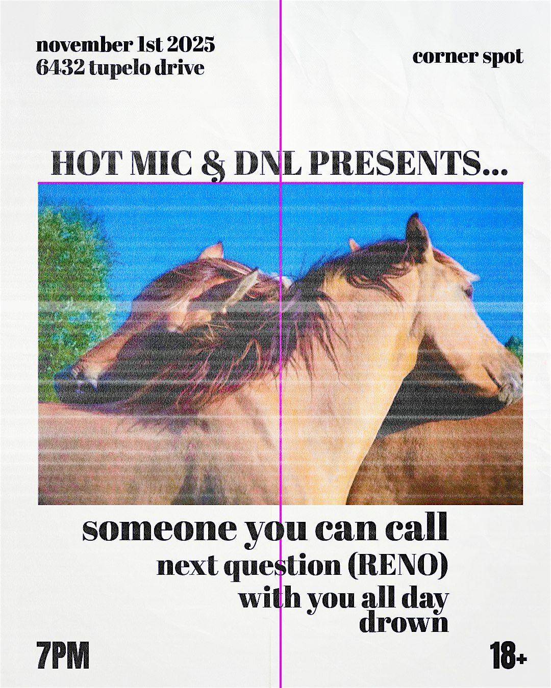 Someone You Can Call / Next Question / With You All Day / Drown, 1 November | Event in Citrus Heights | AllEvents