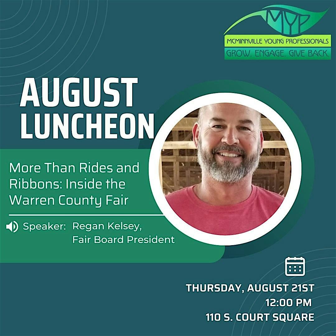 MYP August Luncheon, 21 August | Event in McMinnville | AllEvents