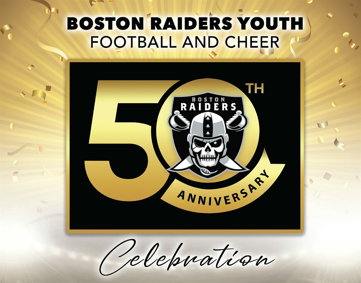 Boston Raiders Youth Football & Cheer  50th Anniversary Celebration, 8 November | Event in Boston | AllEvents