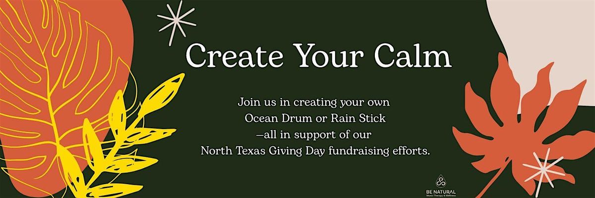 Create Your Calm: Ocean Drum & Rain Stick Workshop, 20 September | Event in Dallas | AllEvents