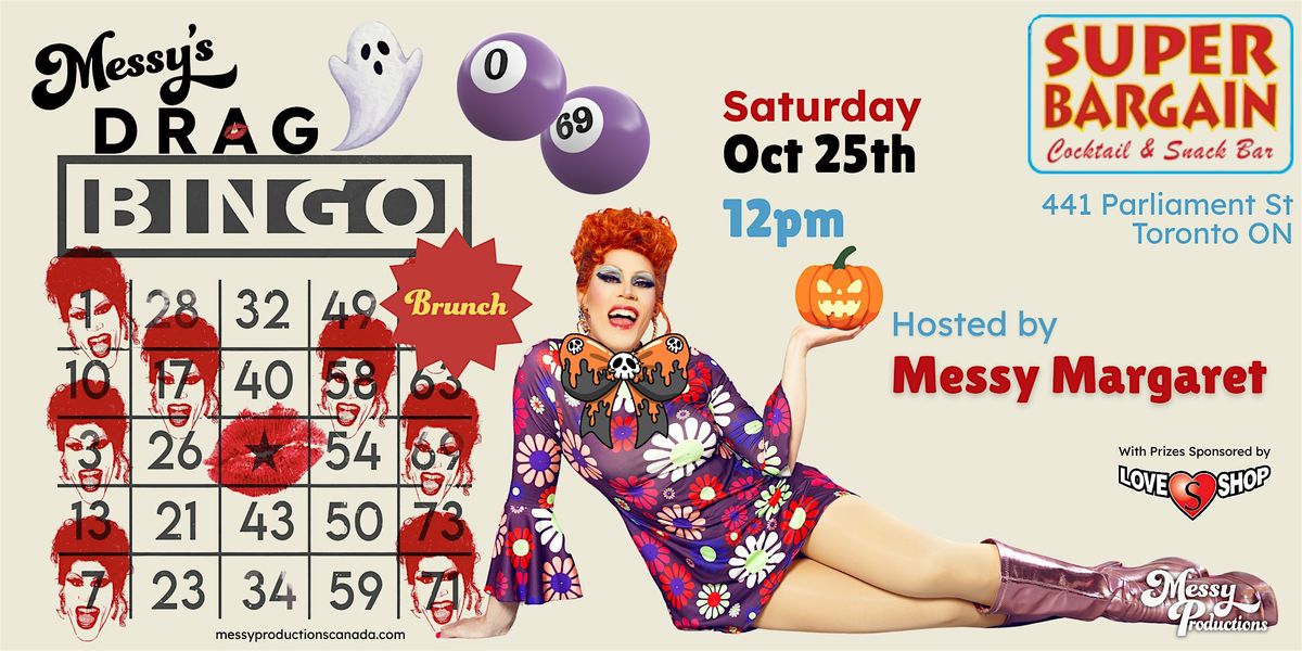 Messy's Drag Bingo Brunch @ Super Bargain, 25 October | Event in Toronto | AllEvents