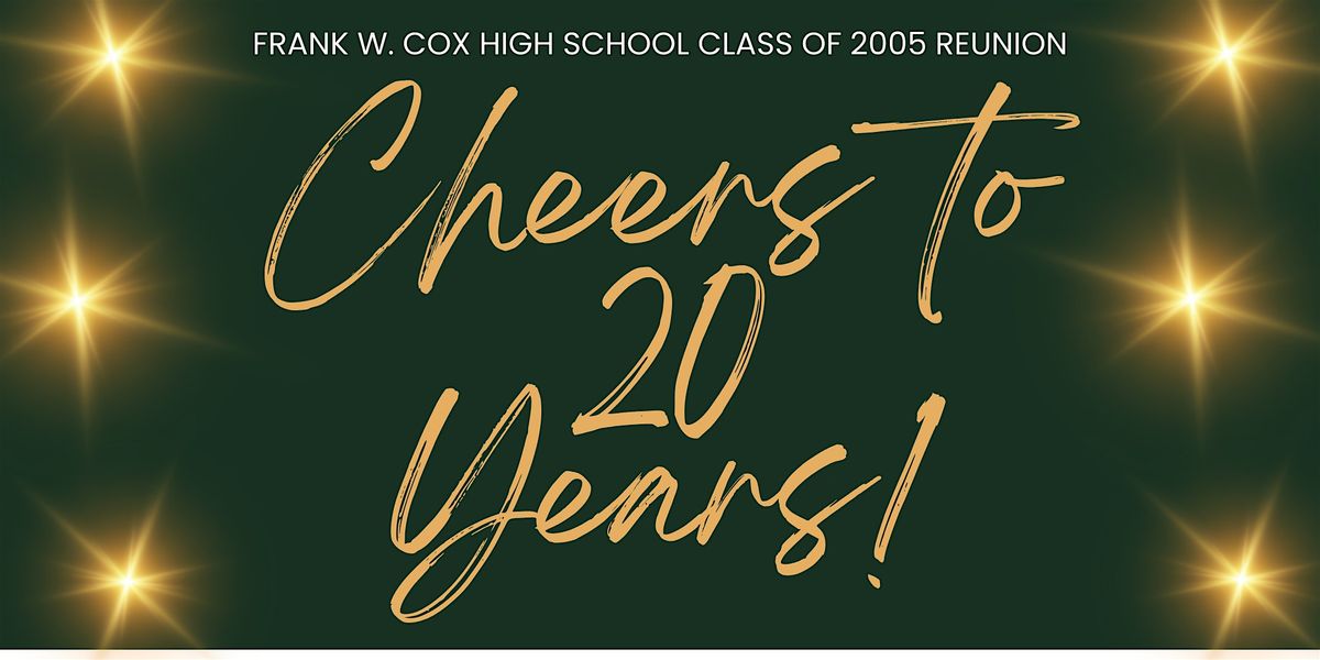 Cox High School Class of 2005 - 20 Year Reunion!, 20 September | Event in Virginia Beach | AllEvents
