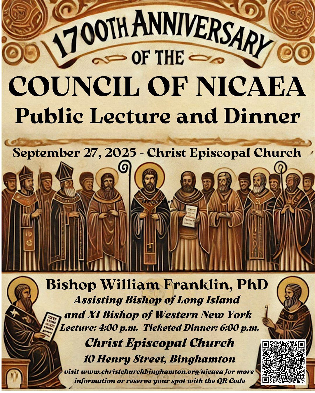 1700th Anniverary of the Council of Nicaea, 27 September | Event in Binghamton | AllEvents