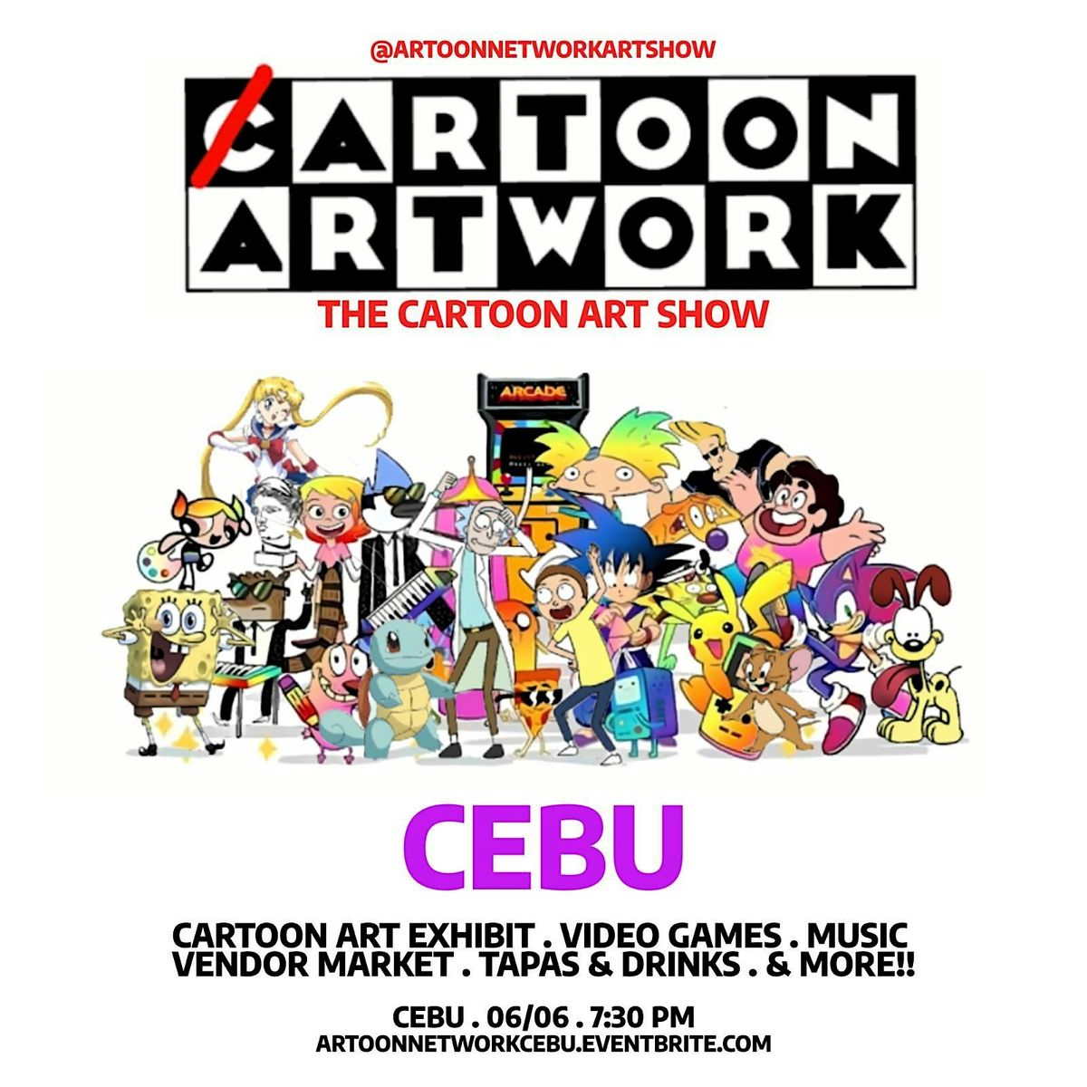 ARTOON NETWORK: THE CARTOON ART SHOW : CEBU, 6 June | Event in Cebu | AllEvents