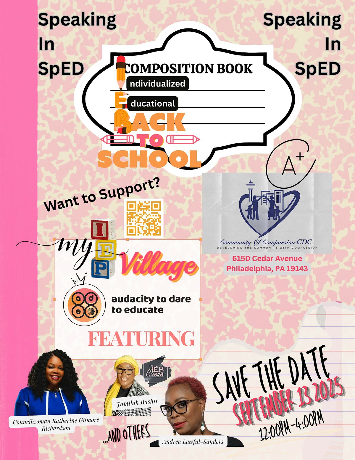 Speaking in SpED IEBack to School, 13 September | Event in Philadelphia | AllEvents