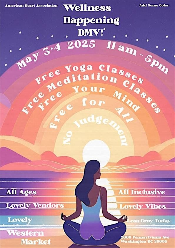 Wellness Happening DMV May 2025 | Event in Washington | AllEvents