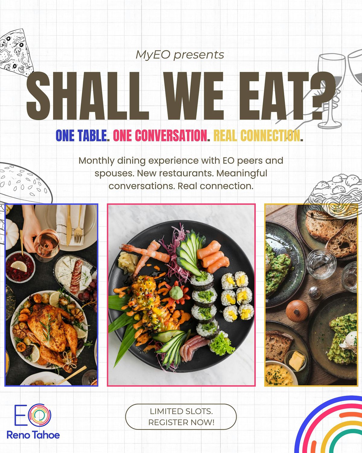 MyEO's "Shall We Eat" Dinner - February 2026, 6 February | AllEvents