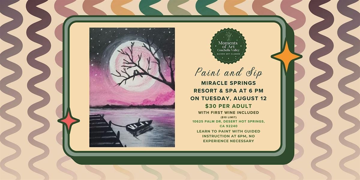 Night at the Dock Paint and Sip, 12 August | Event in Desert Hot Springs | AllEvents