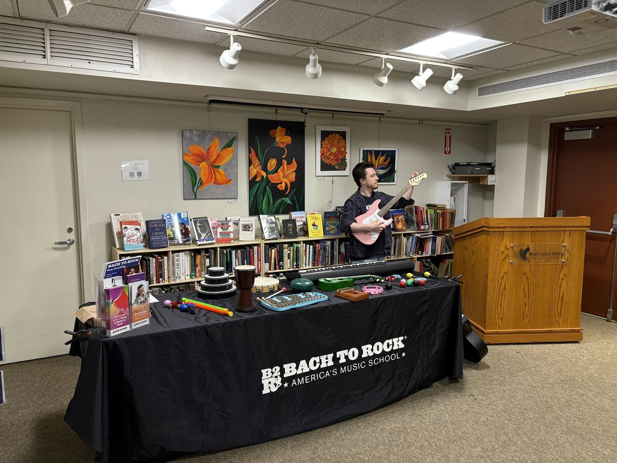 Wayland Library: Instrument Demo & Free-Play Activity, 20 September | Event in Wayland | AllEvents
