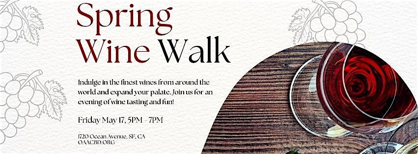 Spring Wine Walk on Ocean Avenue, 16 May | Event in San Francisco | AllEvents