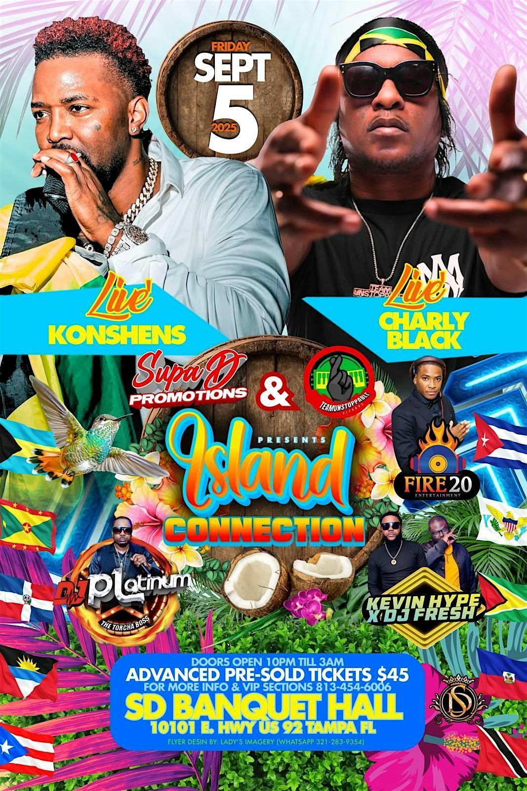 ISLAND CONNECTION, 5 September | Event in Tampa | AllEvents