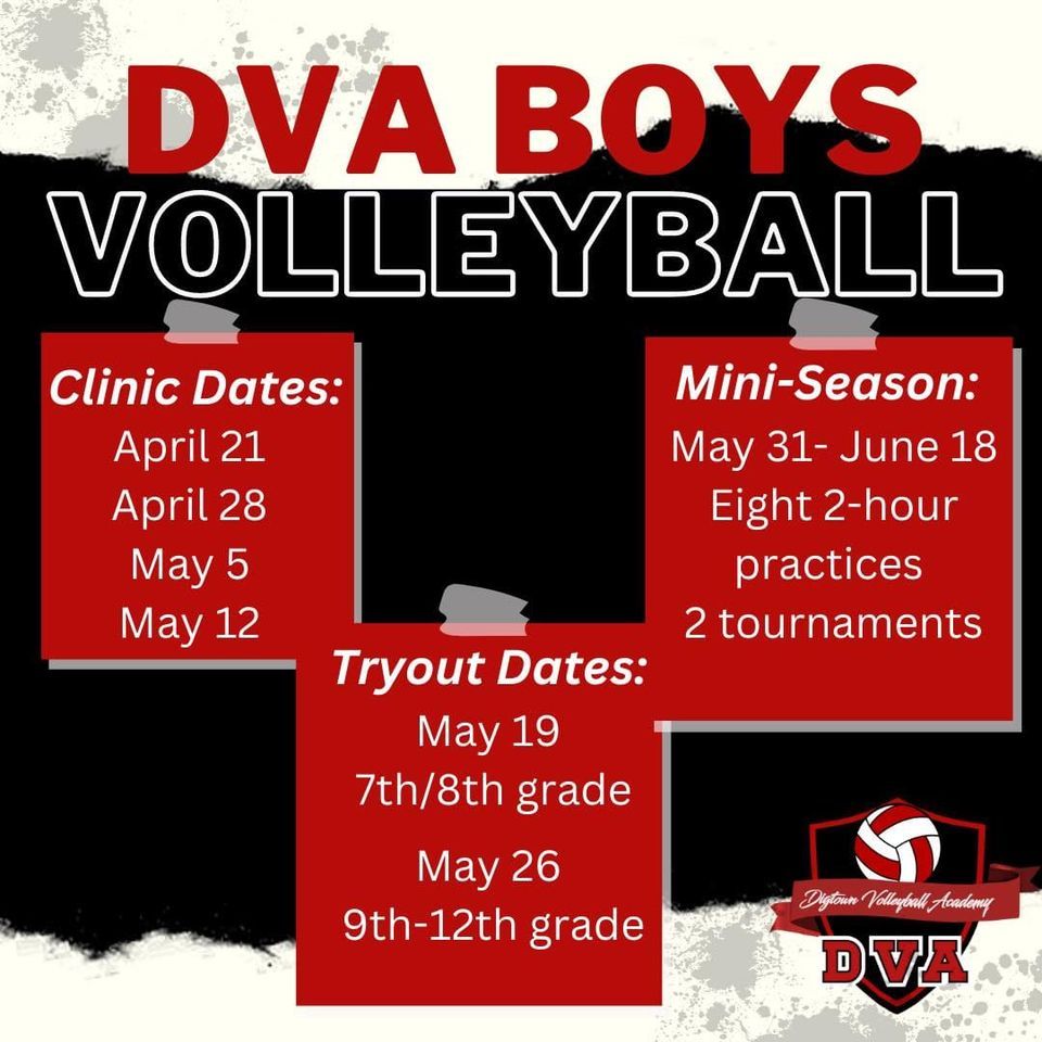 DVA Boys Volleyball Clinic, Yorkville Christian High School, 21 April