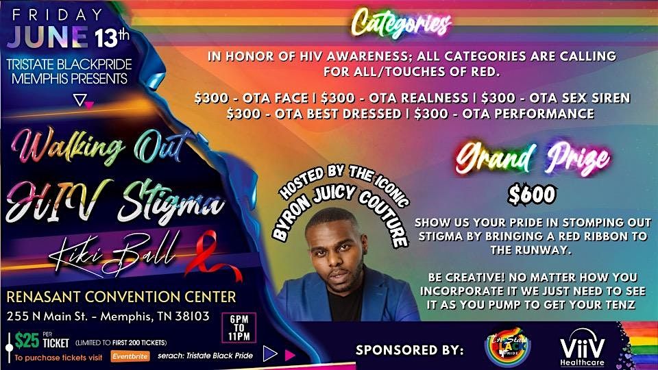 TRISTATE BLACK PRIDE 2ND ANNUAL " KIKI BALL", 13 June | Event in Memphis | AllEvents