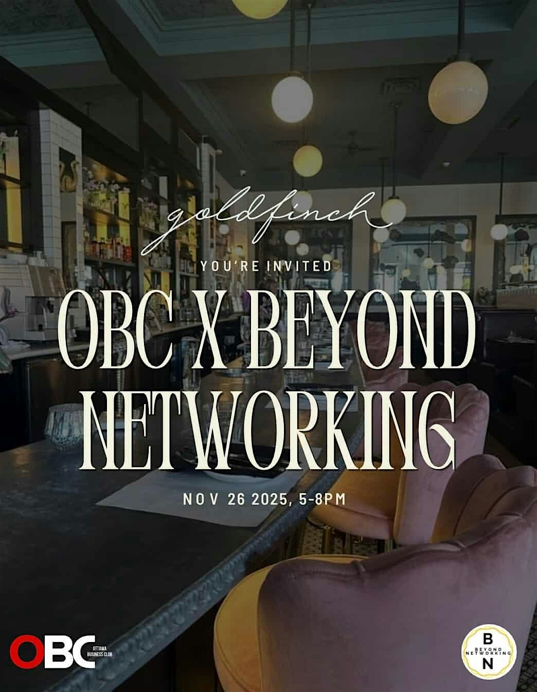 OBC x Beyond Networking Workday Wind Down, 26 November | Event in Ottawa | AllEvents