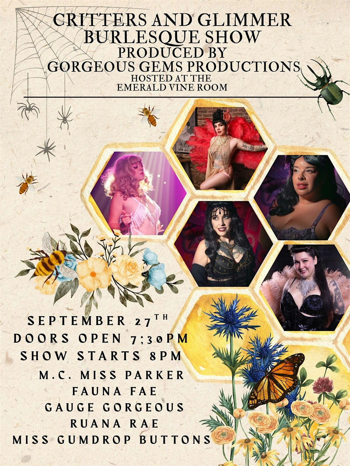 Critter’s and Glimmer Burlesque Show, 27 September | Event in Jacksonville | AllEvents