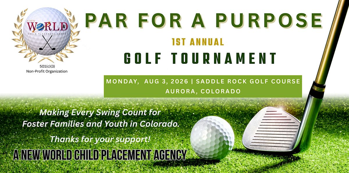 Par for a Purpose  Golf Tournament, 3 August | Event in Aurora | AllEvents
