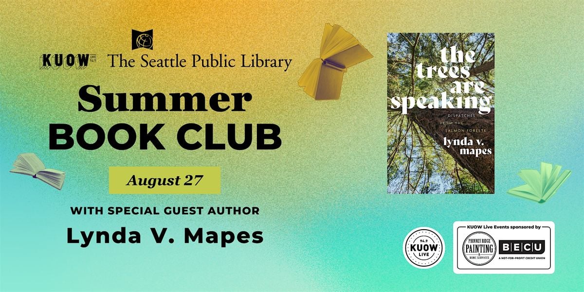 August Book Club Spotlight: Lynda V. Mapes Live with KUOW, 27 August | Event in Seattle | AllEvents