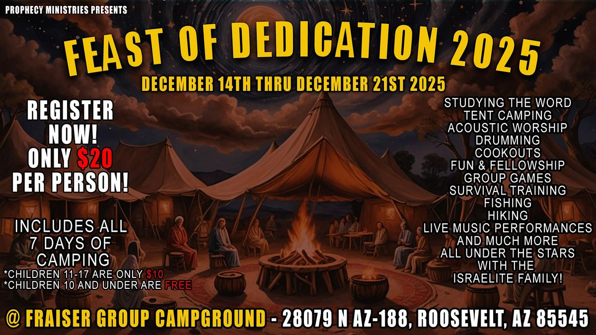 Feast of Dedication 2025, 14 December | Event in Roosevelt | AllEvents