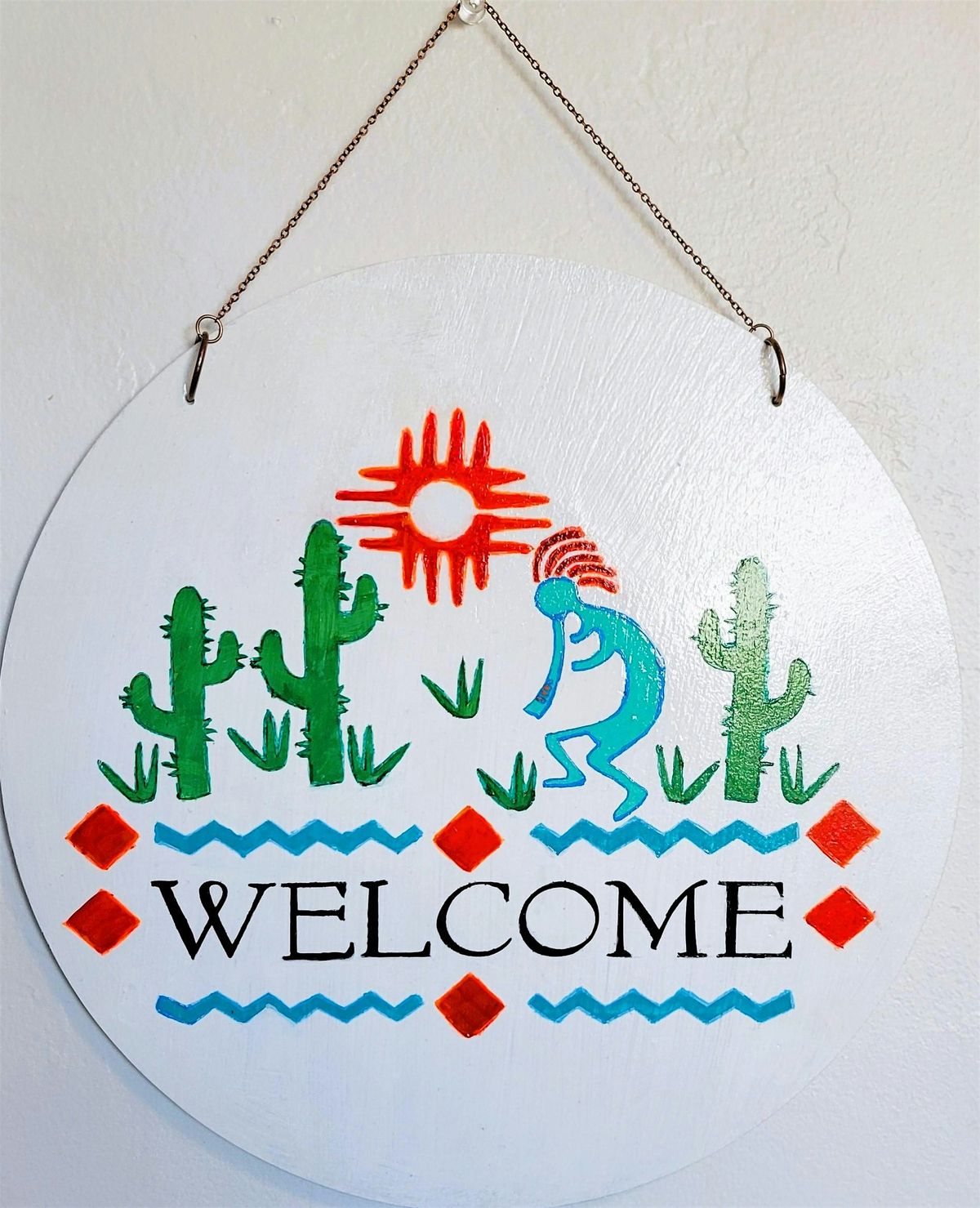 Del Sol Design LLC - Southwest Kokopelli Flute Player Welcome Sign, 28 August | Event in Tucson | AllEvents