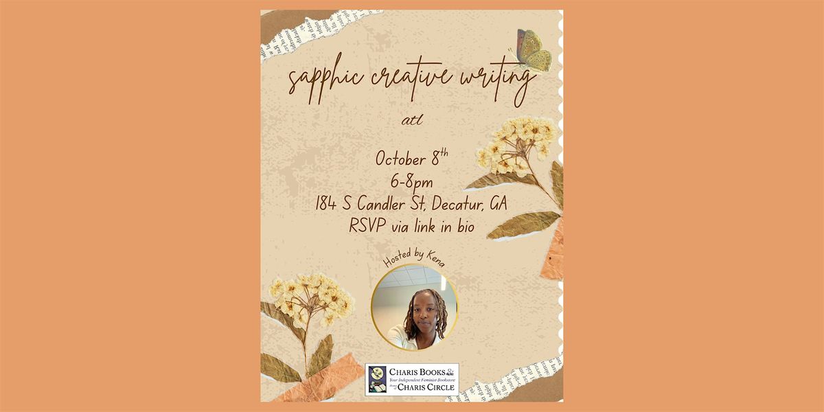 Monthly Sapphic Writing Group, 8 October | Event in Decatur | AllEvents