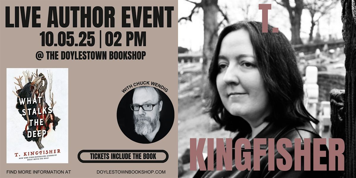 Author Event with T. Kingfisher, 5 October | Event in Doylestown | AllEvents