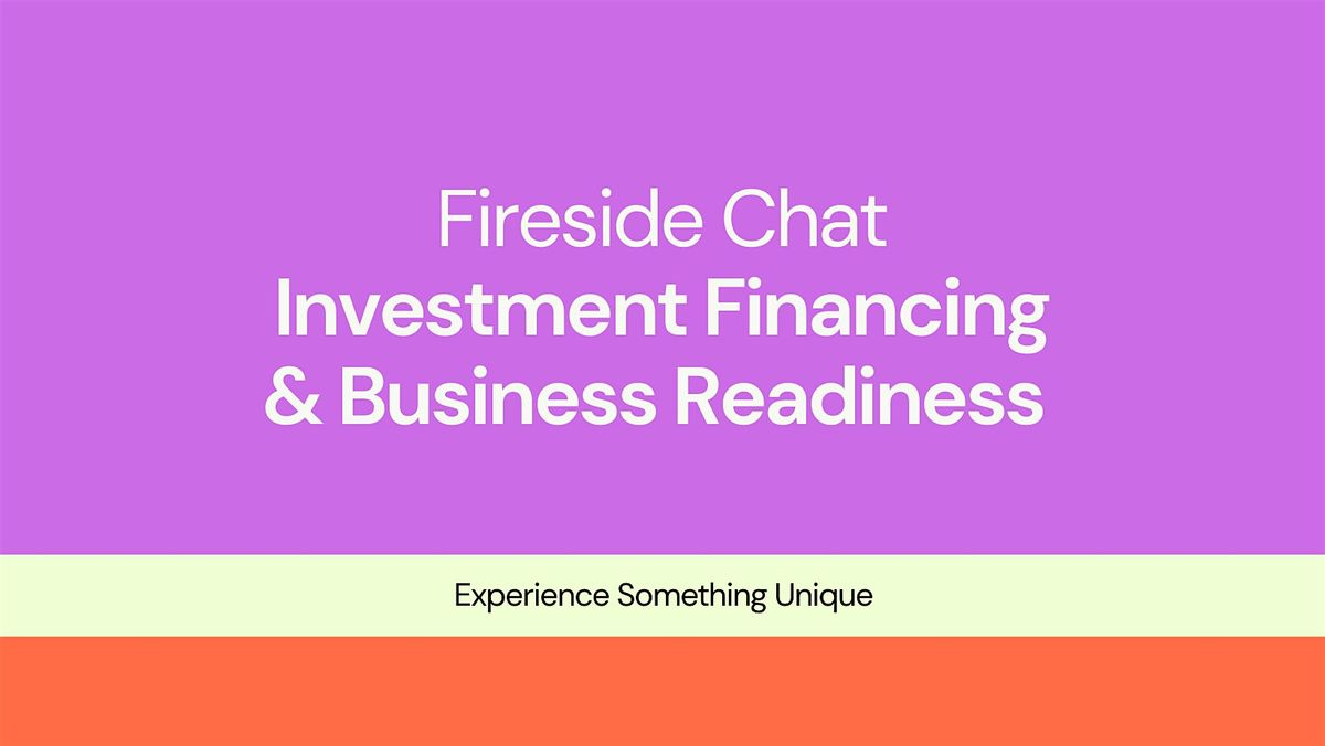 Fireside Chat: Investment Financing, 22 October | Event in Accra | AllEvents