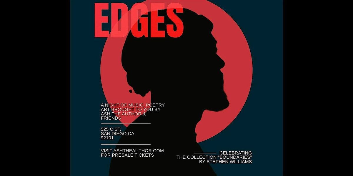 Edges - Ash the Author & Friends, 18 October | Event in San Diego | AllEvents