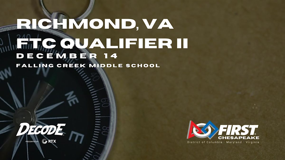 Richmond FTC Qualifier II, 14 December | Event in Richmond | AllEvents